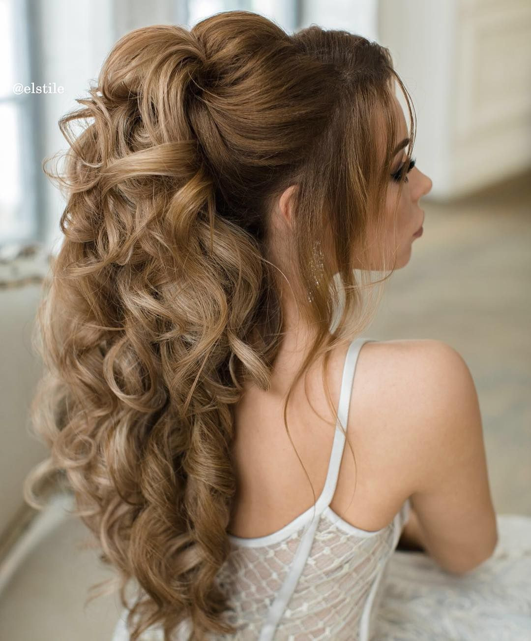 Wedding Hairstyles Extensions
 bridal hair half up inspiration romantic
