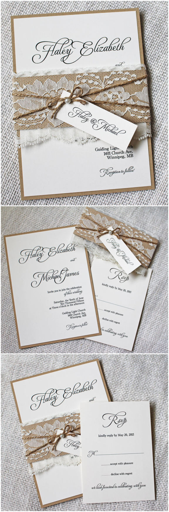 Wedding Invitations Pictures
 Top 10 Rustic Wedding Invitations to WOW Your Guests