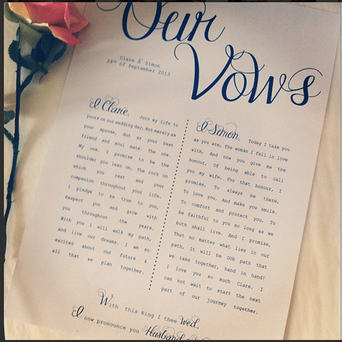 Wedding Vows For Him To Her
 60 Best Wedding Vows Ever for Him or Her