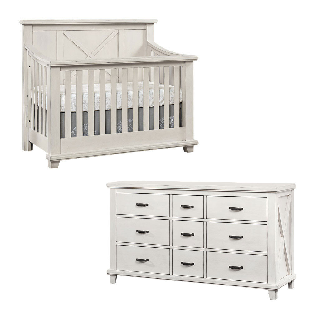 White Dressers For Baby Room
 Oxford Baby Lexington 2 Piece Nursery Set Crib & Dresser