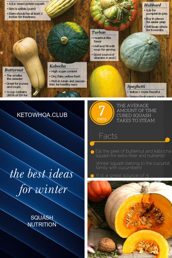 Winter Squash Nutrition
 The Best Ideas for Winter Squash Nutrition Best Round Up