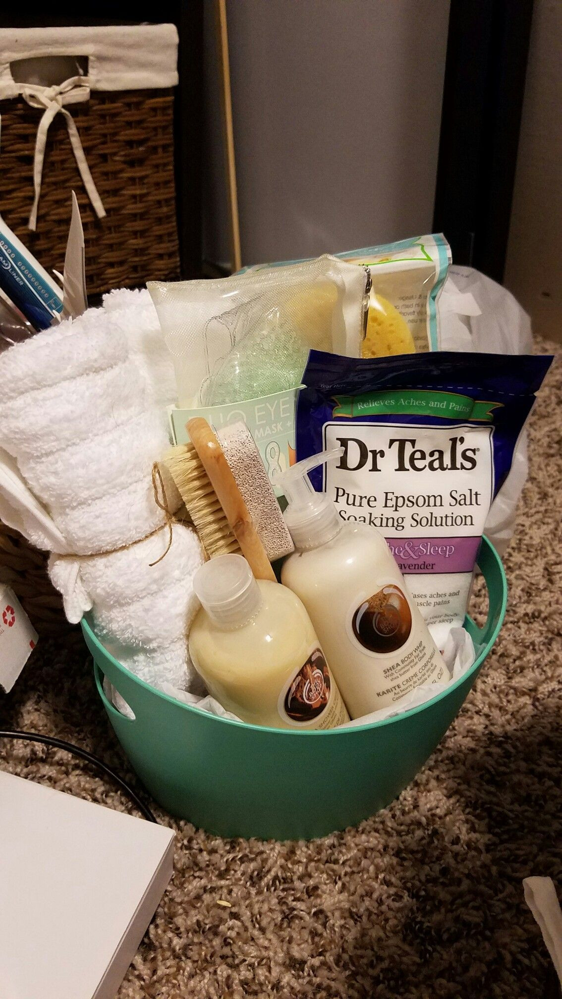Work Gift Basket Ideas
 Spa Relaxation Gift Basket Silent auction fundraiser for