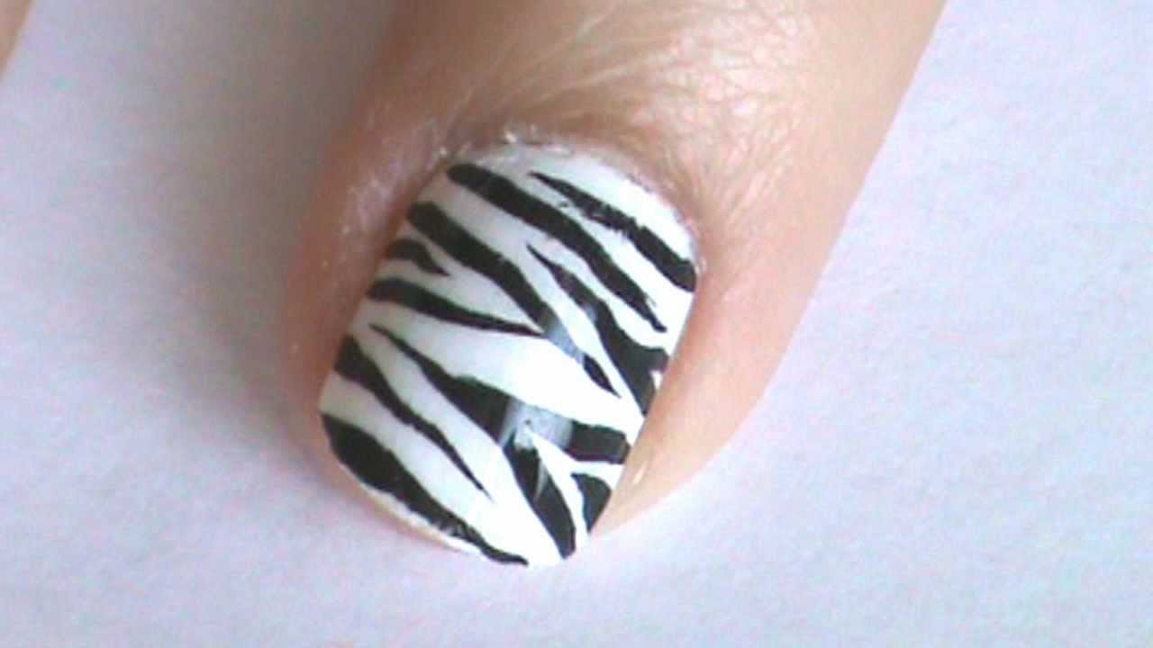 Zebra Nail Art
 Zebra Nail Art Design