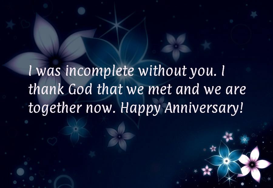1 Year Anniversary Quotes For Him
 Anniversary Greetings to Husband