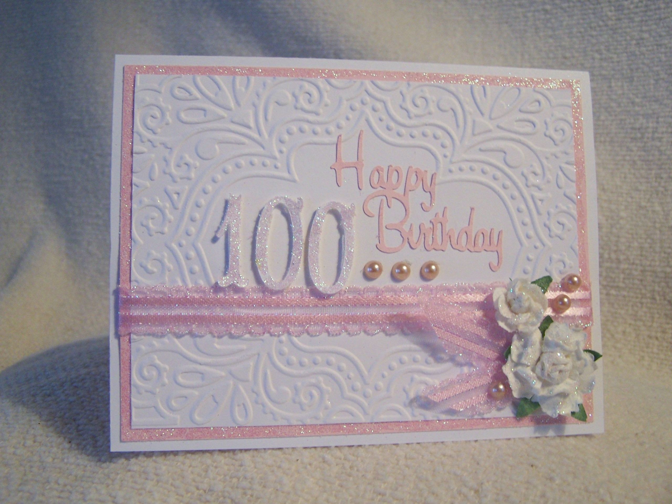 100 Year Old Birthday Gift Ideas
 Stella’s 100th birthday card