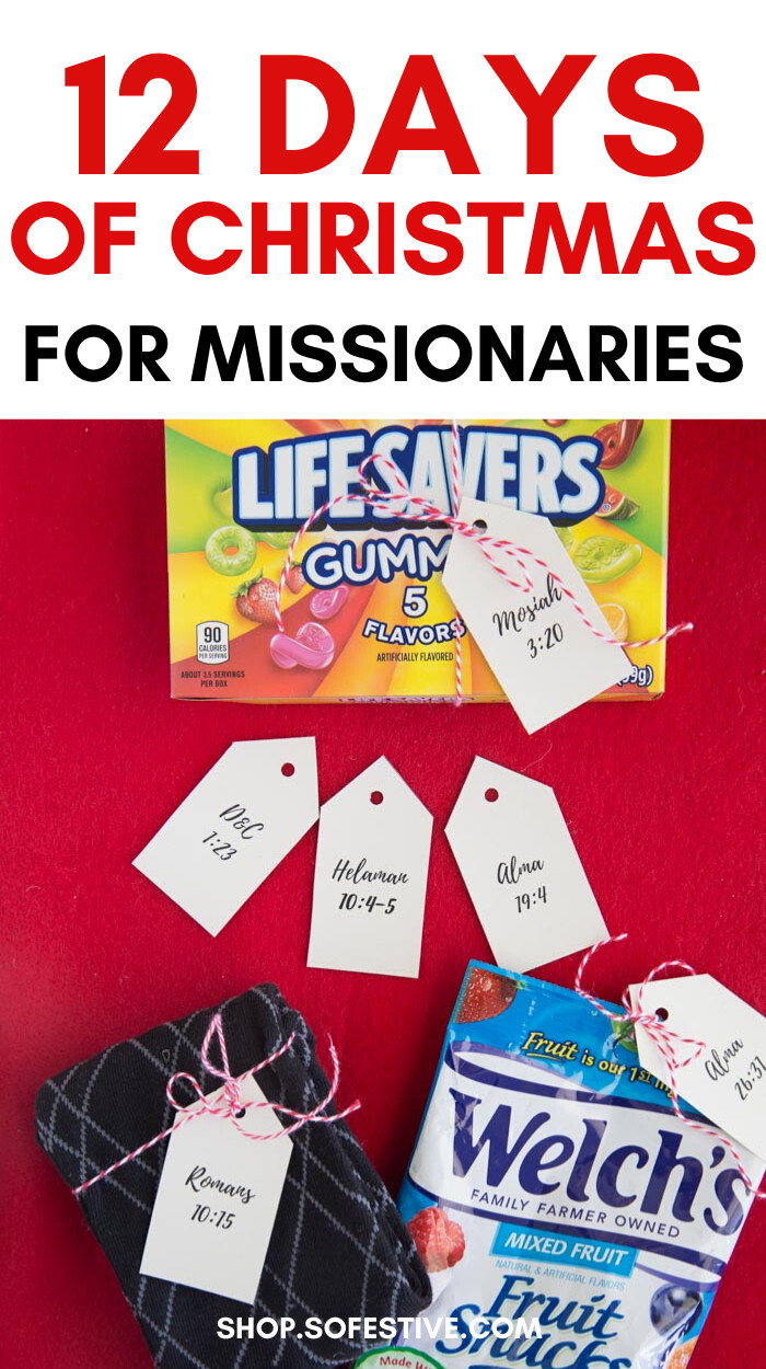 12 Days Of Christmas Gift Ideas For Kids
 12 Days of Christmas For Missionaries 20 Tags t