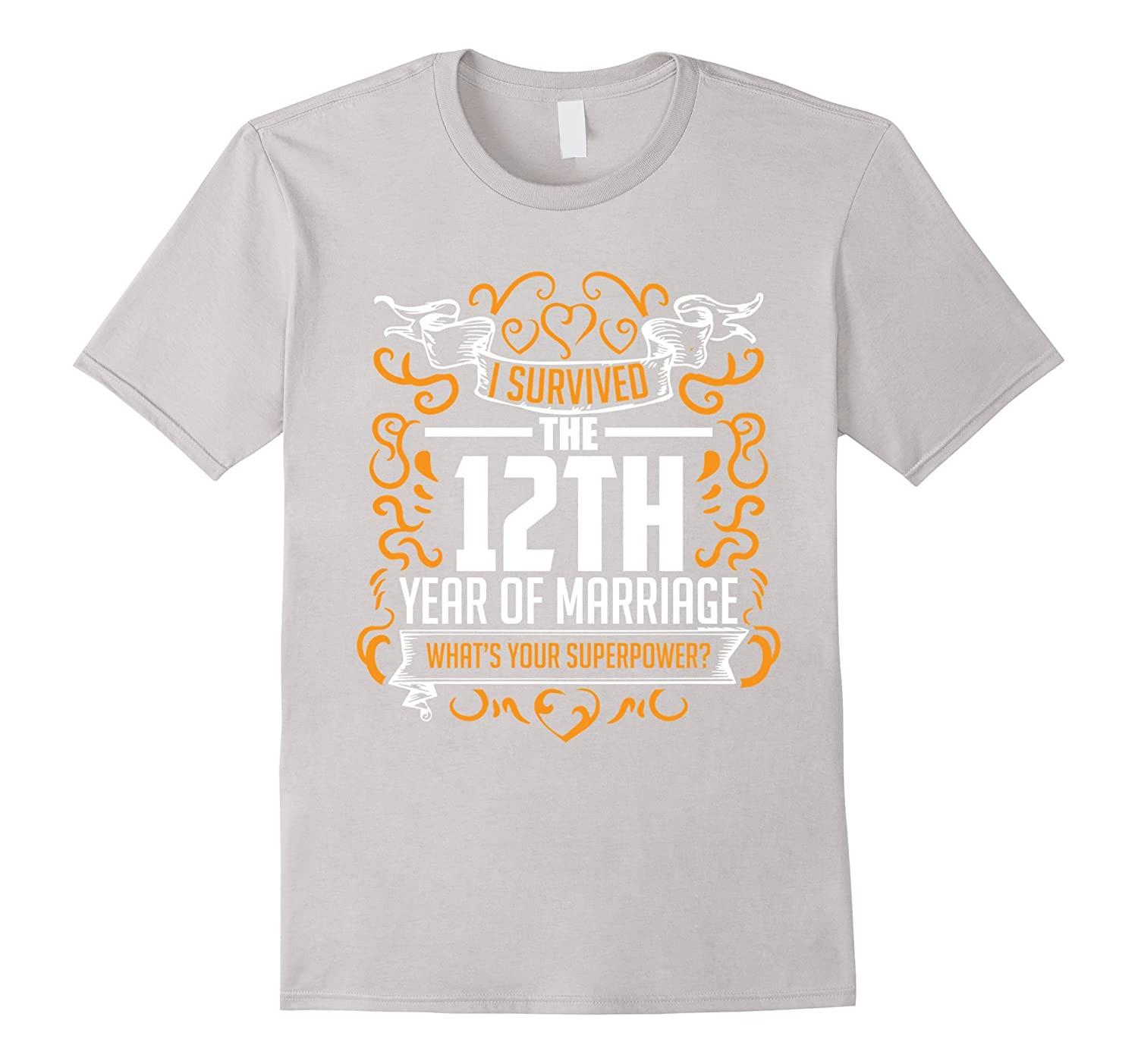 12 Year Anniversary Gift Ideas For Her
 12th Wedding Anniversary Gifts 12 Year T Shirt For Her Him
