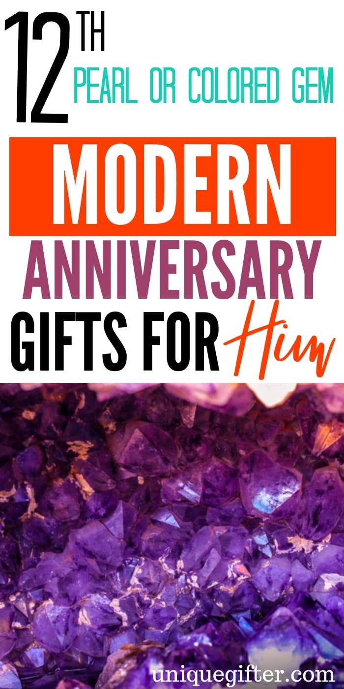 12Th Anniversary Gift Ideas Modern
 20 12th Pearls & Colored Gems Modern Anniversary Gifts for