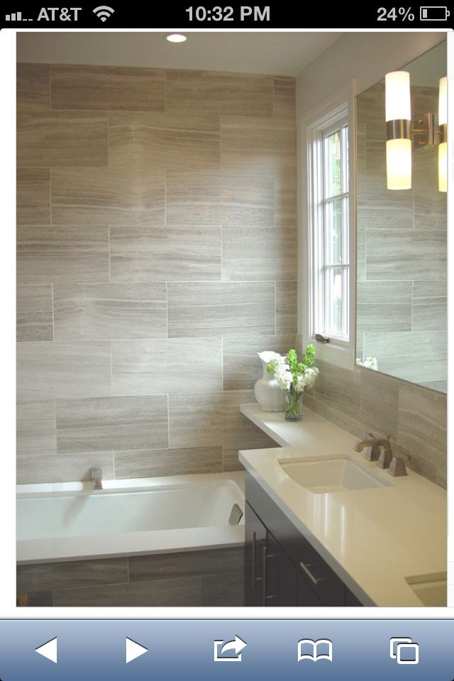 12X24 Tile In Small Bathroom
 Bathroom with 12 x 24 tiles Bathroom Designs