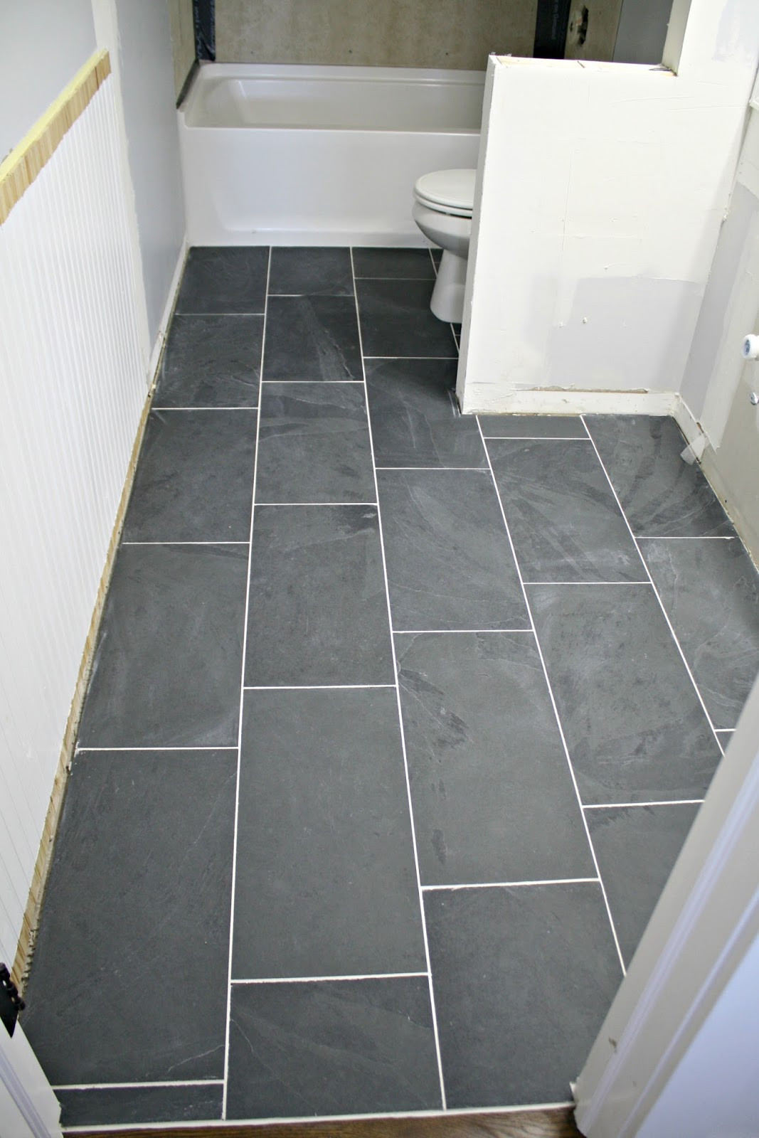12X24 Tile In Small Bathroom
 How to tile a bathroom floor it s done