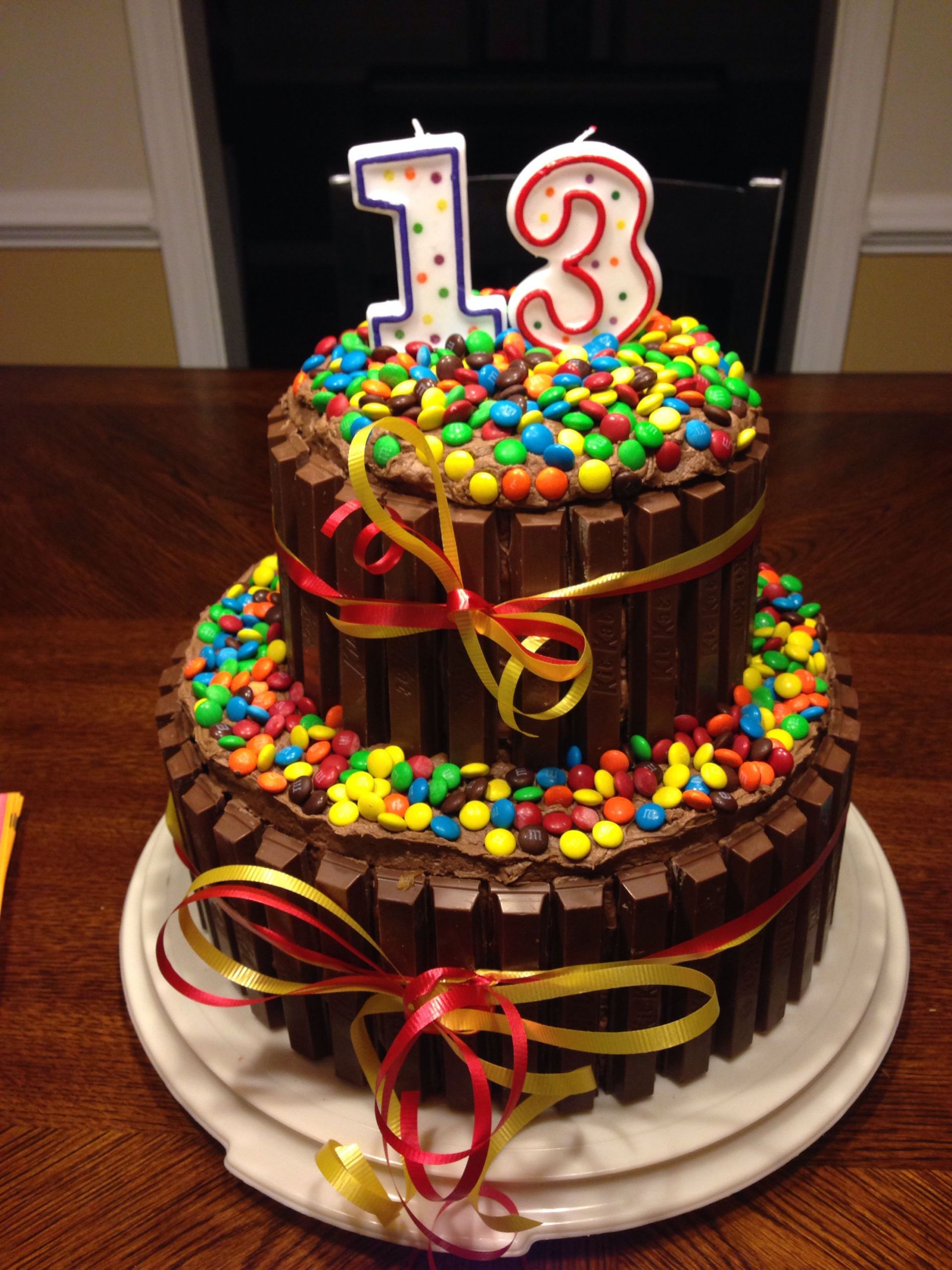 13 Birthday Cake
 Decided to try this for my sons 13 th Bday What fun this
