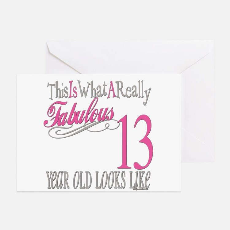 13 Year Old Birthday Quotes
 13 Year Old Girl Greeting Cards