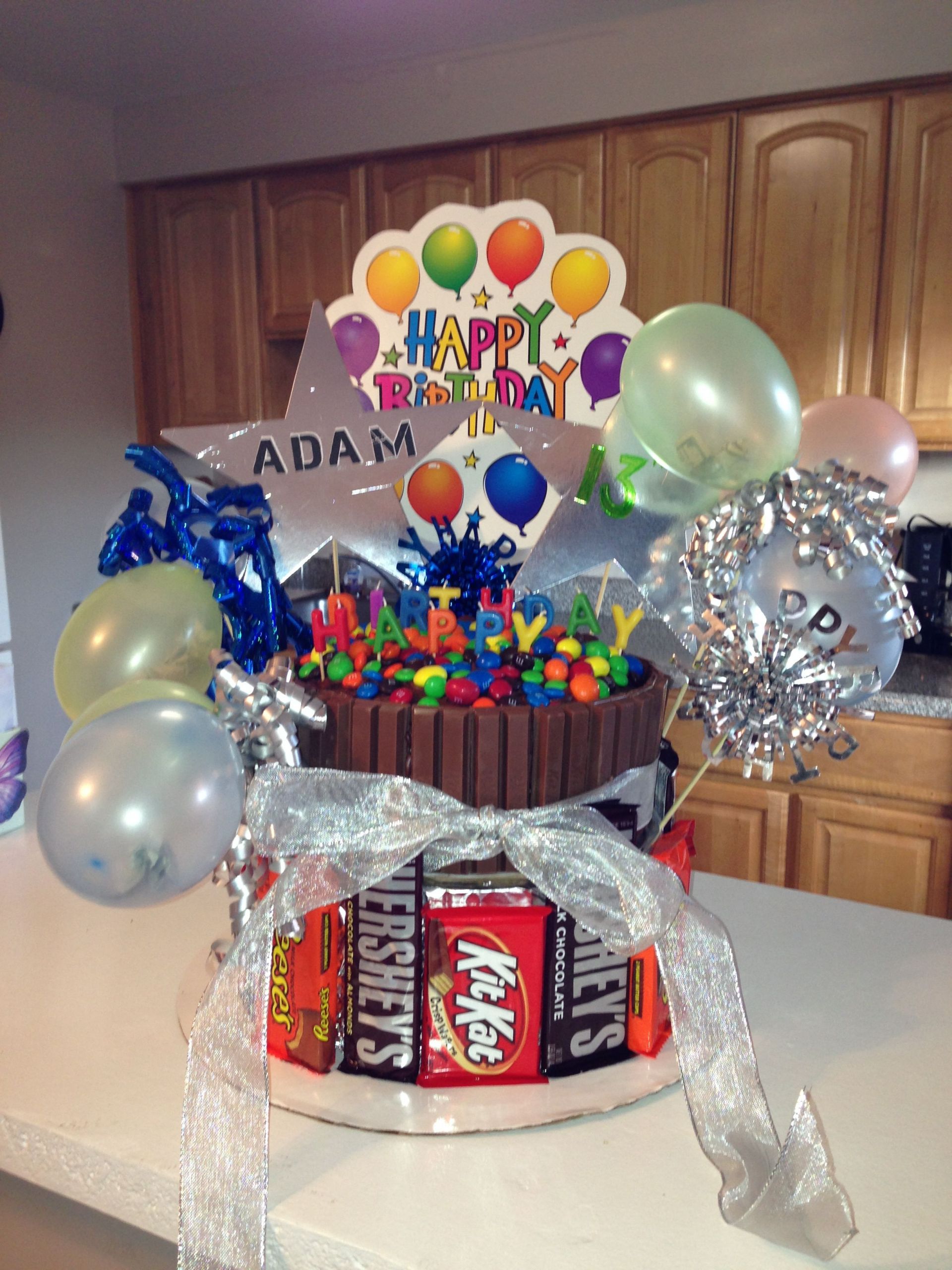 13Th Birthday Gift Ideas For Boys
 13 year old candy bar kit kat cake