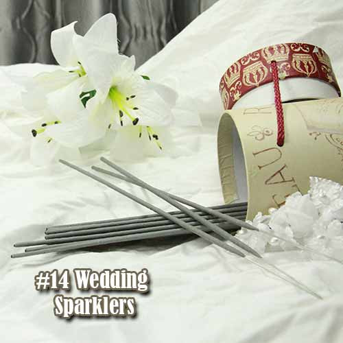 14 Inch Wedding Sparklers
 14 Inch Wedding Sparklers Gold Wedding Sparklers 144pc