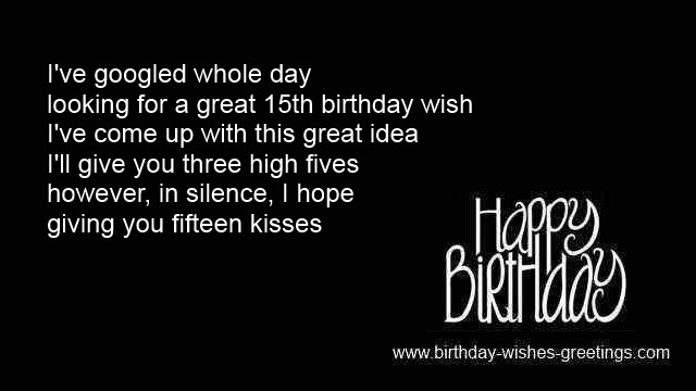 15 Birthday Quotes
 15th Birthday Quotes For Girls QuotesGram