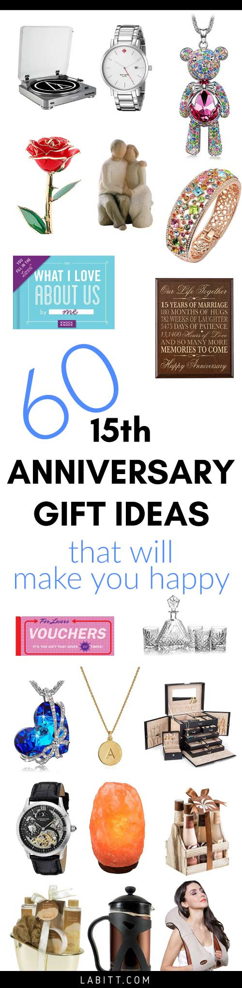 15 Year Anniversary Gift Ideas For Her
 15th Wedding Anniversary Gift Ideas for Her