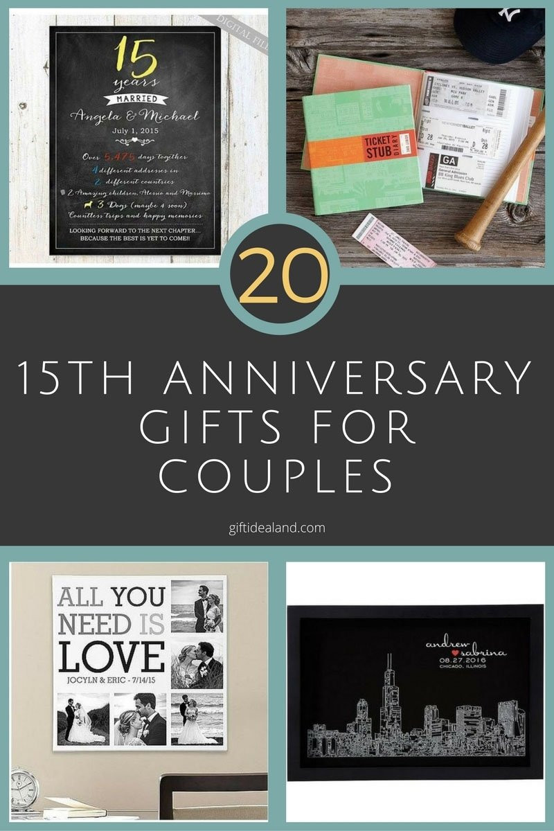 15 Year Anniversary Gift Ideas For Him
 10 Wonderful 15Th Anniversary Gift Ideas For Her 2020