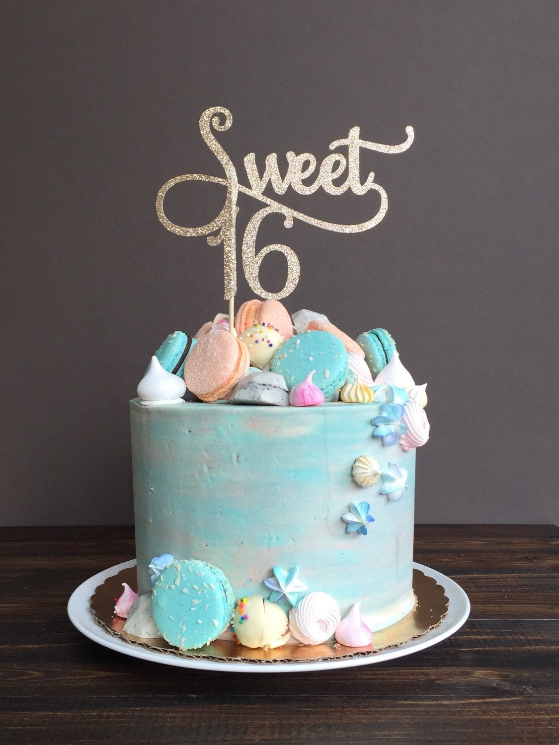 16 Birthday Cake
 Sweet 16 cake topper sweet 16 birthday decorations birthday