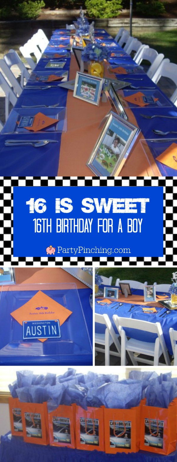 16 Birthday Party Ideas Boy
 Sweet 16 party ideas for boys driver s license theme best