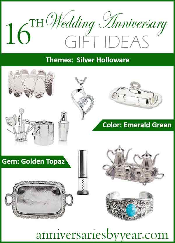 16Th Anniversary Gift Ideas
 16th Anniversary Sixteenth Wedding Anniversary Gift Ideas
