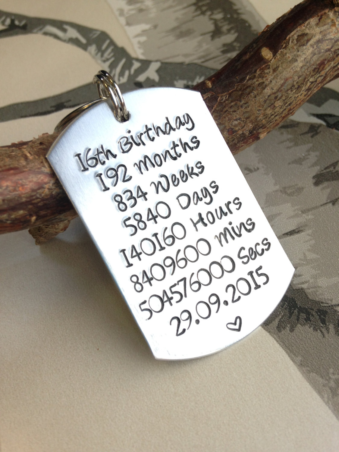 16Th Anniversary Gift Ideas
 16th Birthday Gift 16th Birthday Birthday Gift Gift for