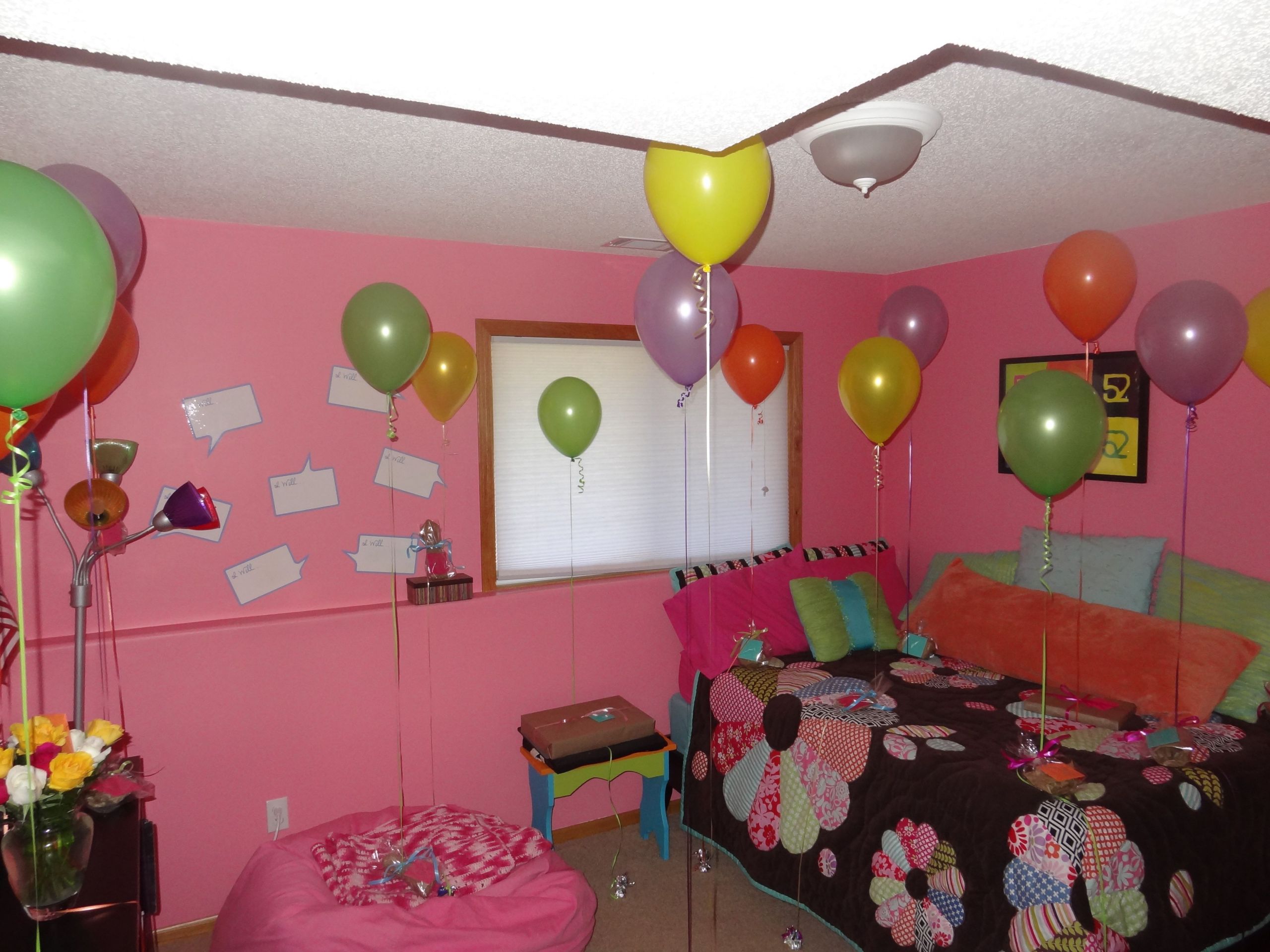 16Th Birthday Gift Ideas Girls
 Surprise for 16th Birthday 16 balloons attached to 16