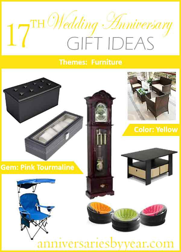 17Th Anniversary Gift Ideas
 17th Anniversary Seventeenth Wedding Anniversary Gift Ideas