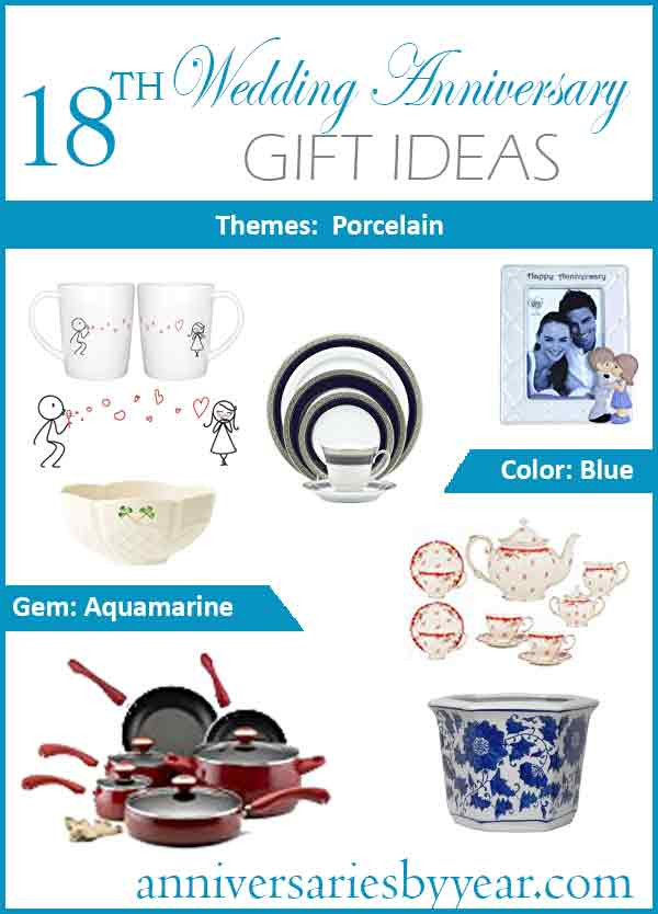 18 Year Anniversary Gift Ideas
 18th Anniversary Eighteenth Wedding Anniversary Gift Ideas