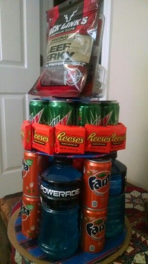 18 Year Old Birthday Party Ideas
 Personalized Tower of Treats for 18 year old boy man