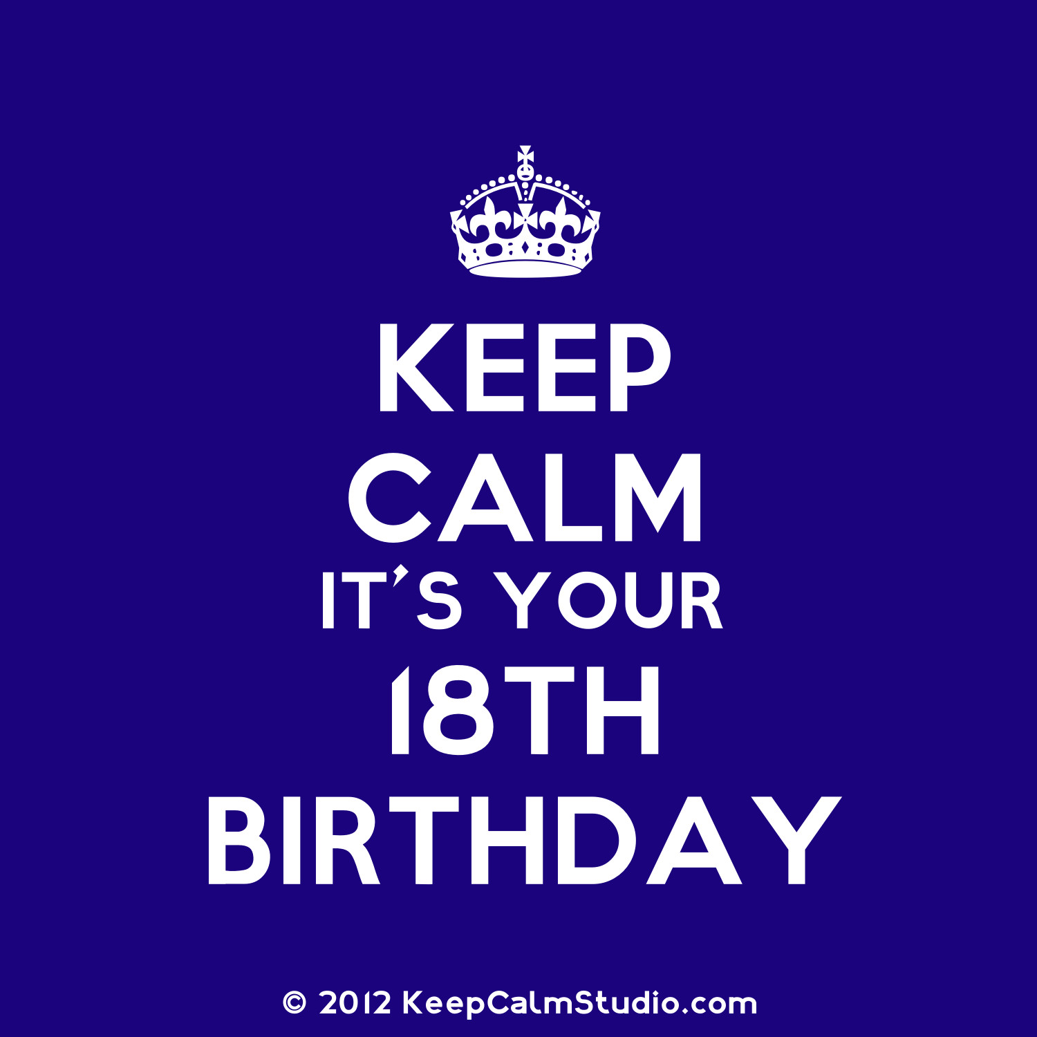 18th Birthday Quotes Funny
 Keep Calm 18th Birthday Quotes QuotesGram