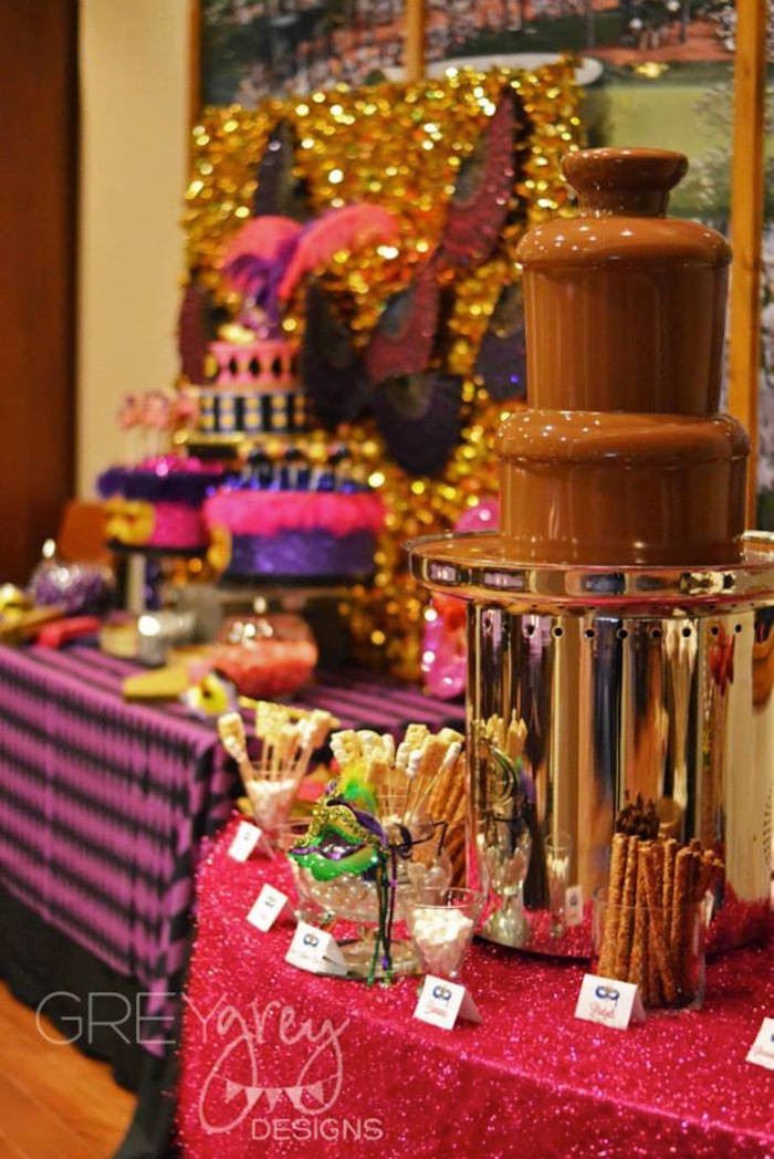 18Th Year Old Birthday Party Ideas
 Kara s Party Ideas Masquerade 18th Birthday Party via Kara