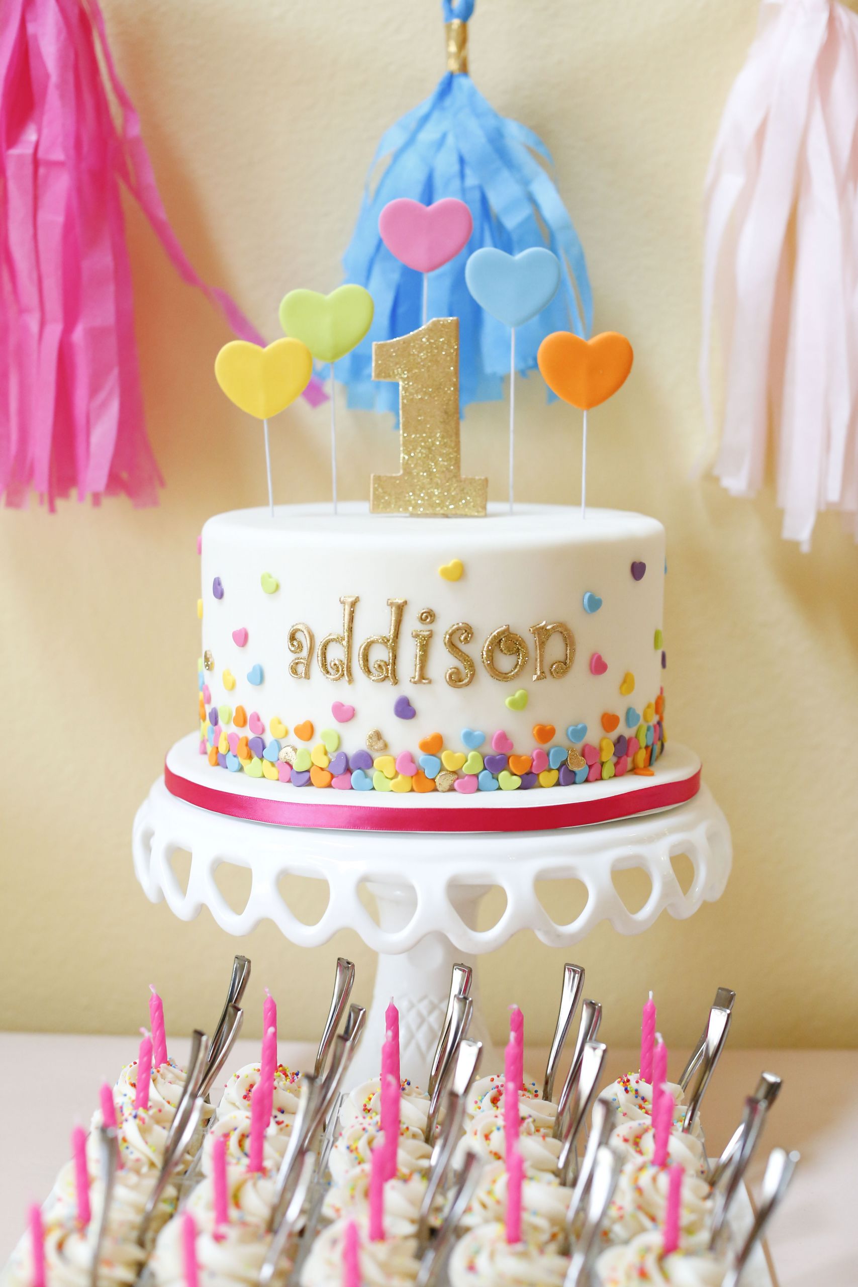 1st Birthday Cake Ideas For Girl
 DeAnna Pappas Daughter s Birthday Party Project Nursery