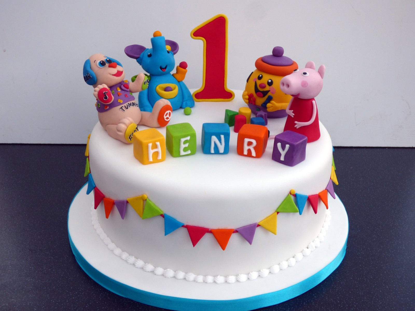 1st Birthday Cake
 1st Birthday cake with Favourite Toys Susie s Cakes