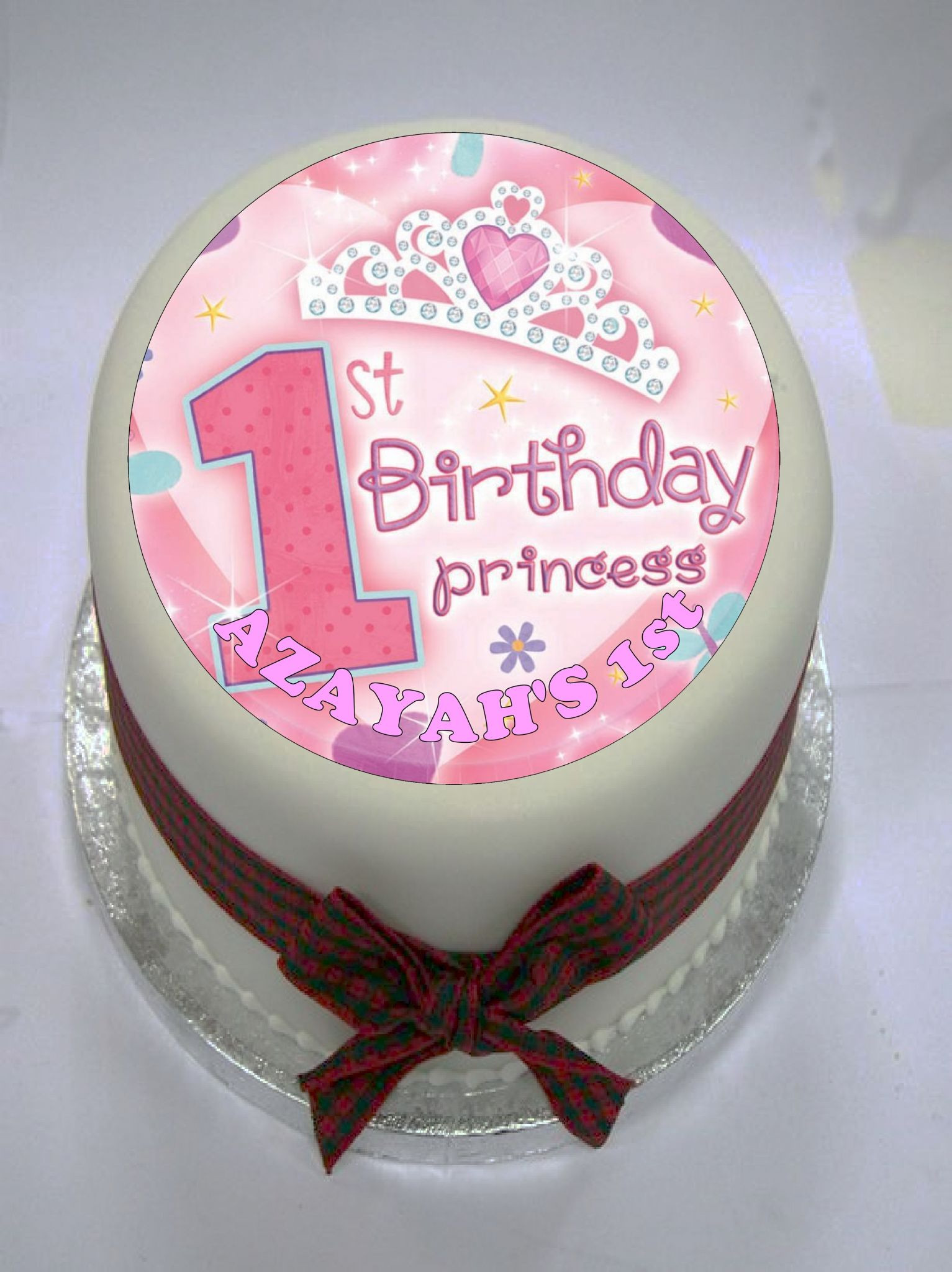 1st Birthday Cake Topper
 Girls 1st Birthday Edible Cake Topper