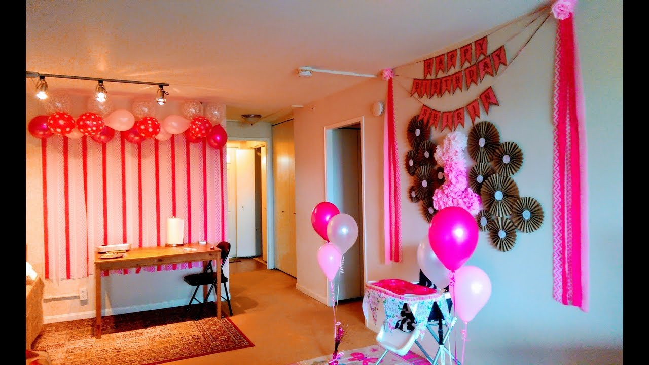 1st Birthday Decor
 DIY First Birthday Decoration Ideas