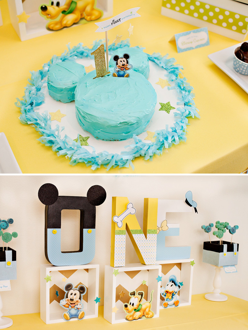 1st Birthday Party Ideas Boy
 Creative Mickey Mouse 1st Birthday Party Ideas Free