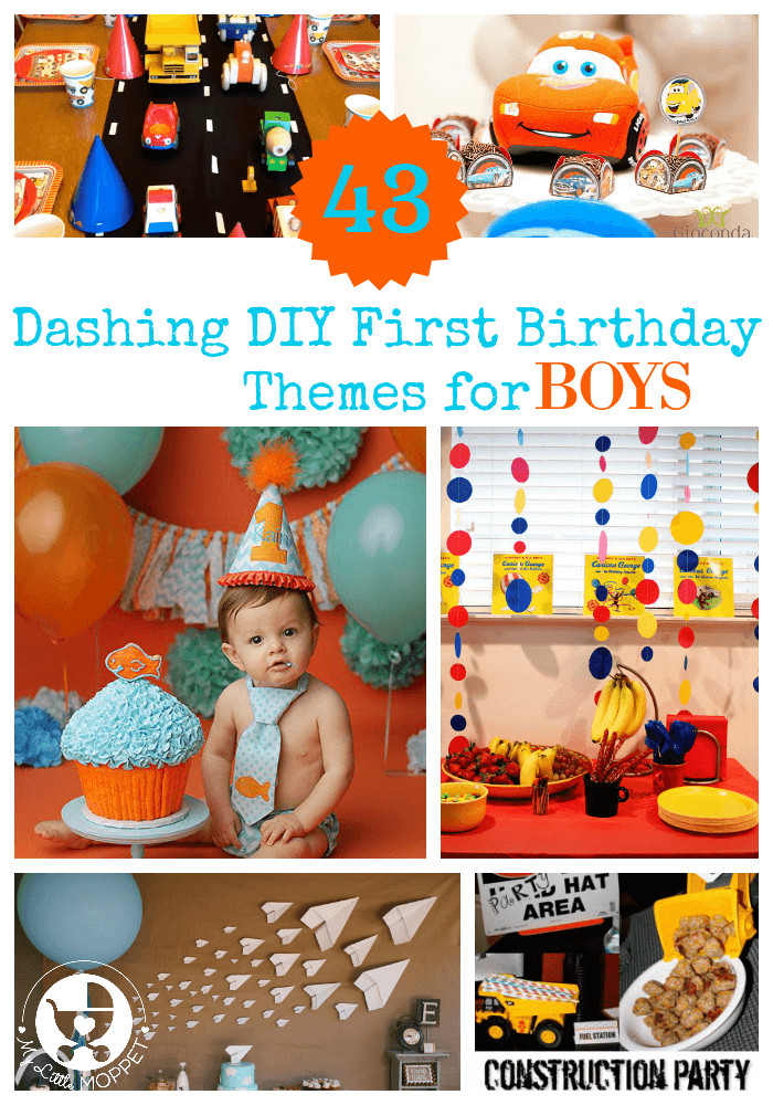 1st Birthday Party Ideas Boy
 43 Dashing DIY Boy First Birthday Themes