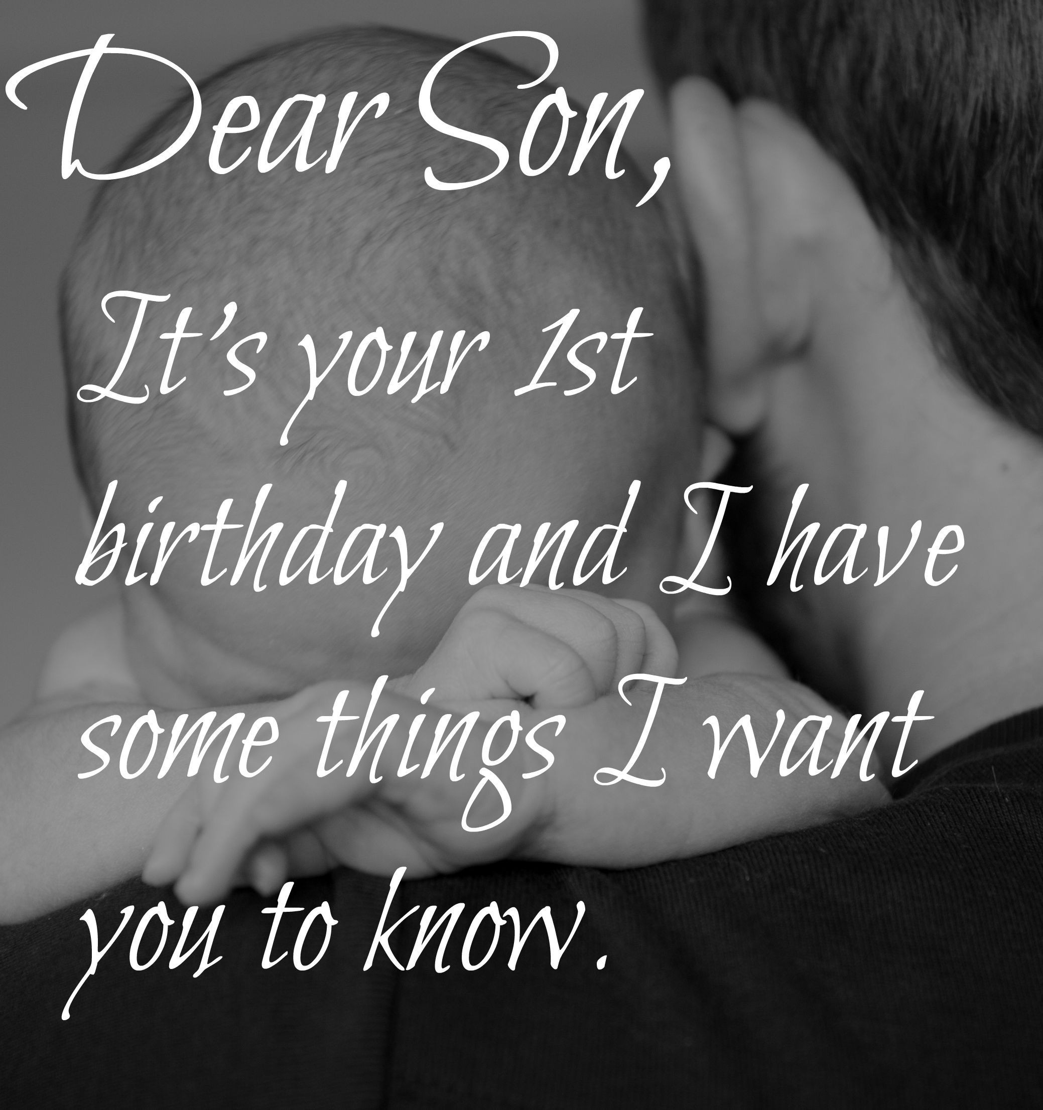 1st Birthday Quotes For Son
 My son is turning 1 Where did that time go Anyway here