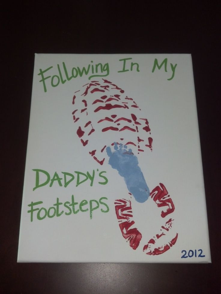 1St Father'S Day Gift Ideas From Baby
 Footprint Truck Art
