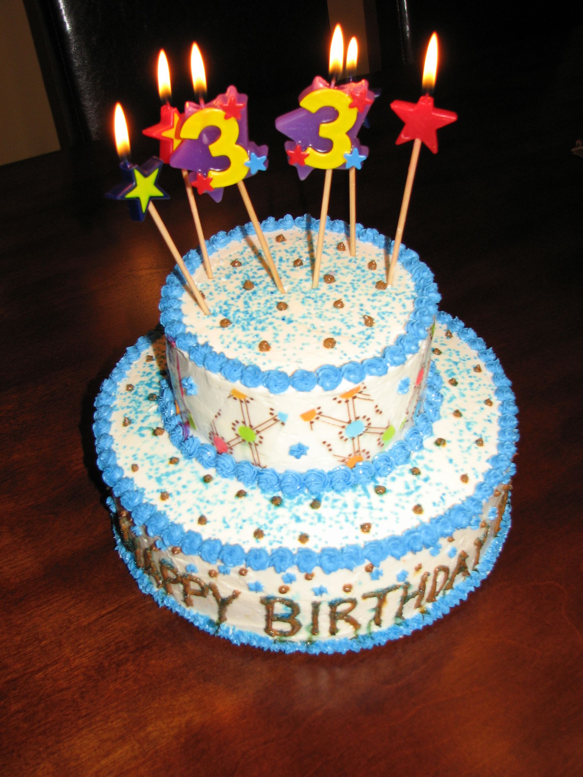 2 Tier Birthday Cakes
 2 Tier Birthday Cake