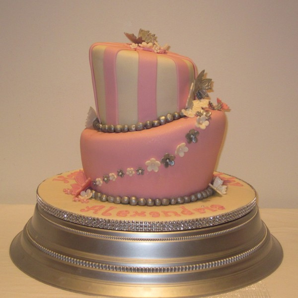 2 Tier Birthday Cakes
 Two Tier Topsy Turvy Birthday Cake