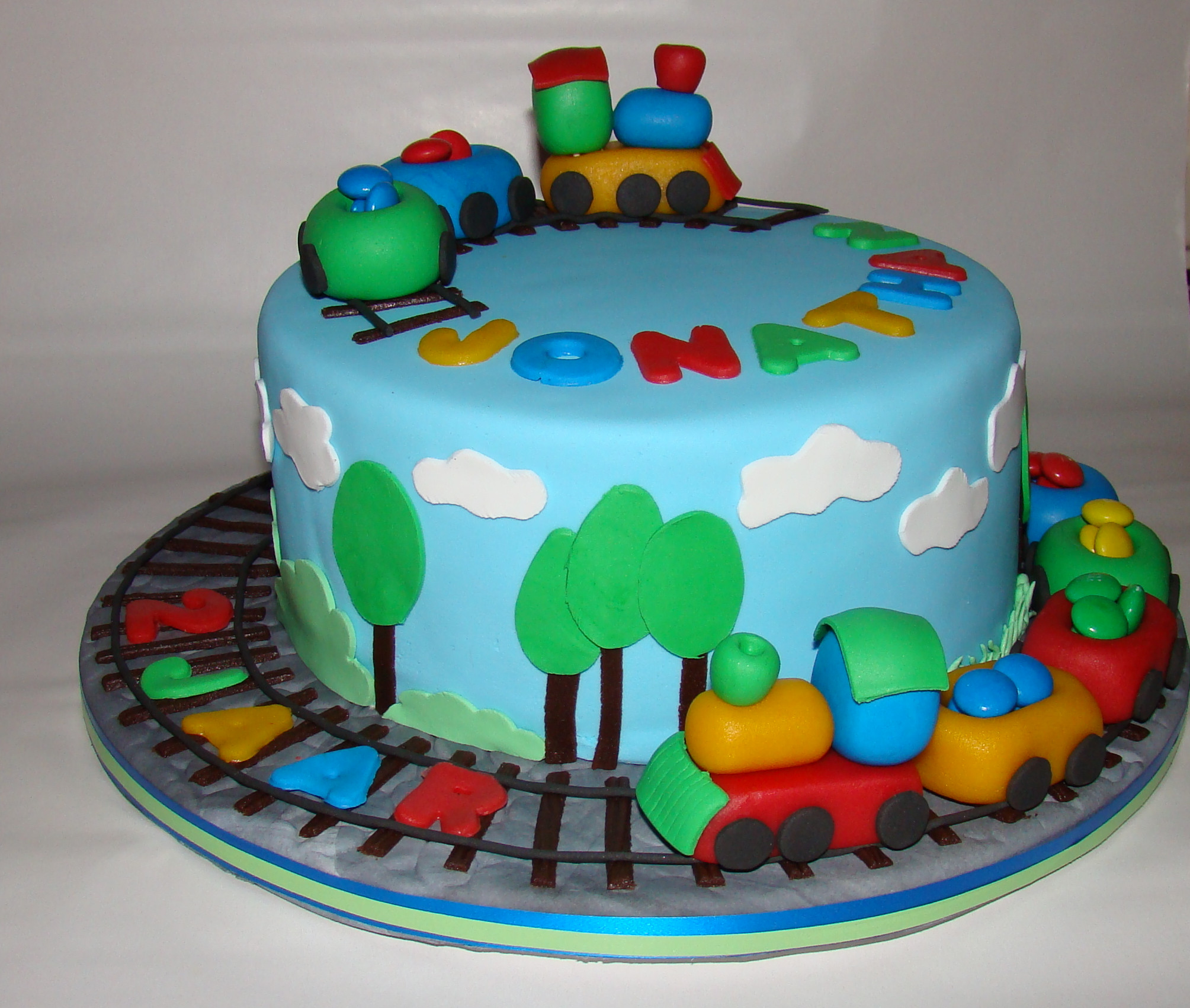 2 Year Old Birthday Cakes
 Traincake For A Two Years Old Boy CakeCentral