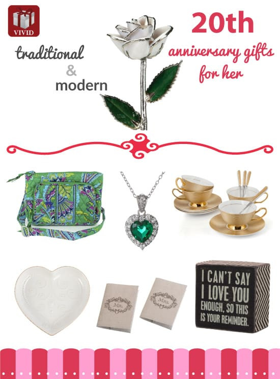 20 Anniversary Gift Ideas
 Best 20th Anniversary Gift Ideas for Her Vivid s