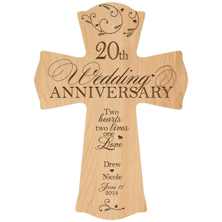 20Th Wedding Anniversary Gift Ideas For Him
 Personalized 20th Wedding Anniversary 20th Anniversary