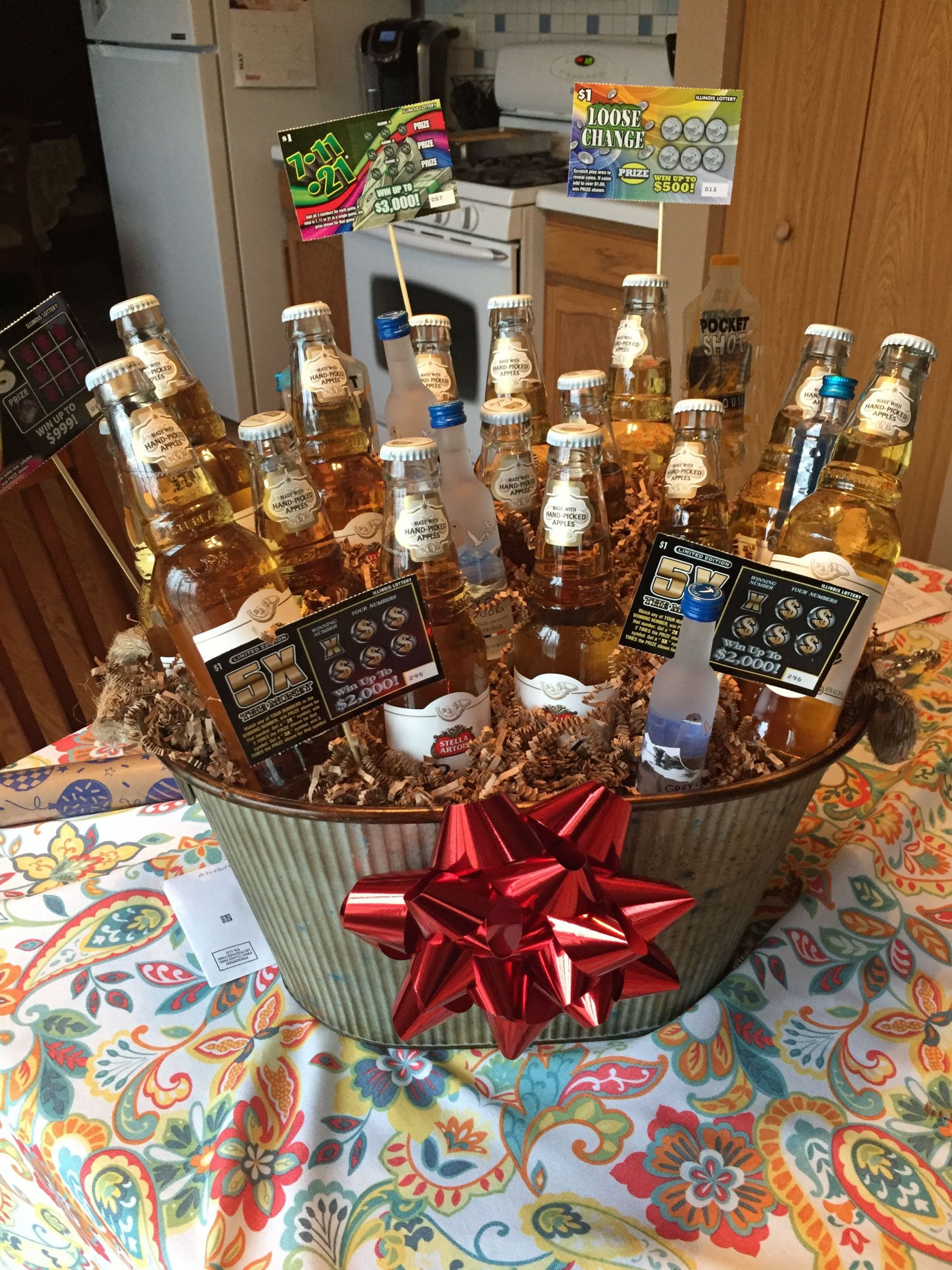 21St Birthday Gift Ideas For Him
 21st Birthday basket for him