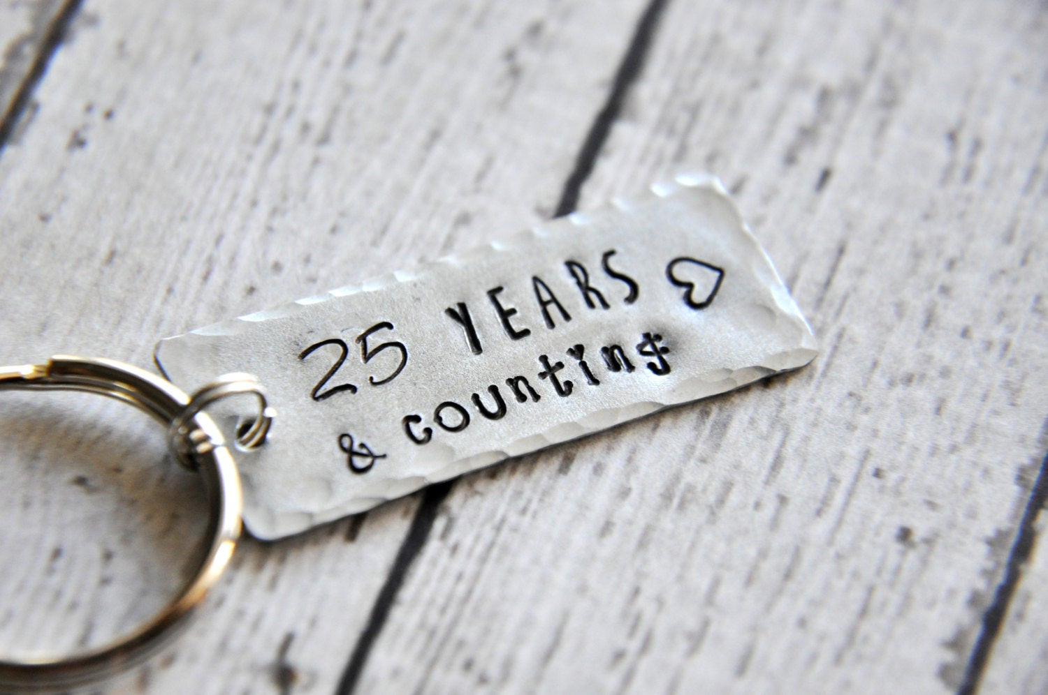 25 Birthday Gift Ideas
 Anniversary Keychain 25th Anniversary Gift 25 year