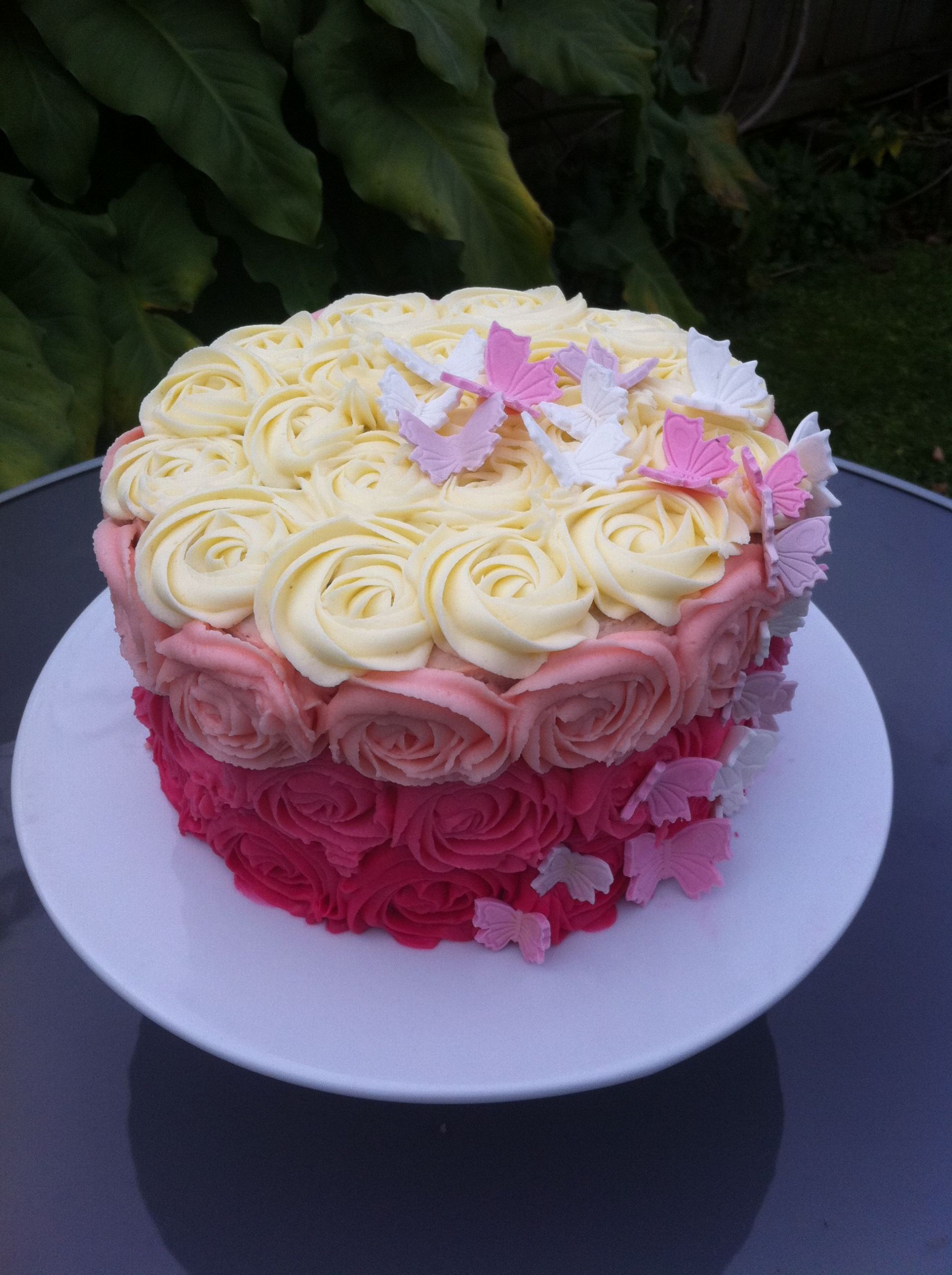 25th Birthday Cake Ideas
 Lovely 25th Birthday cake made by my daughter Yum with