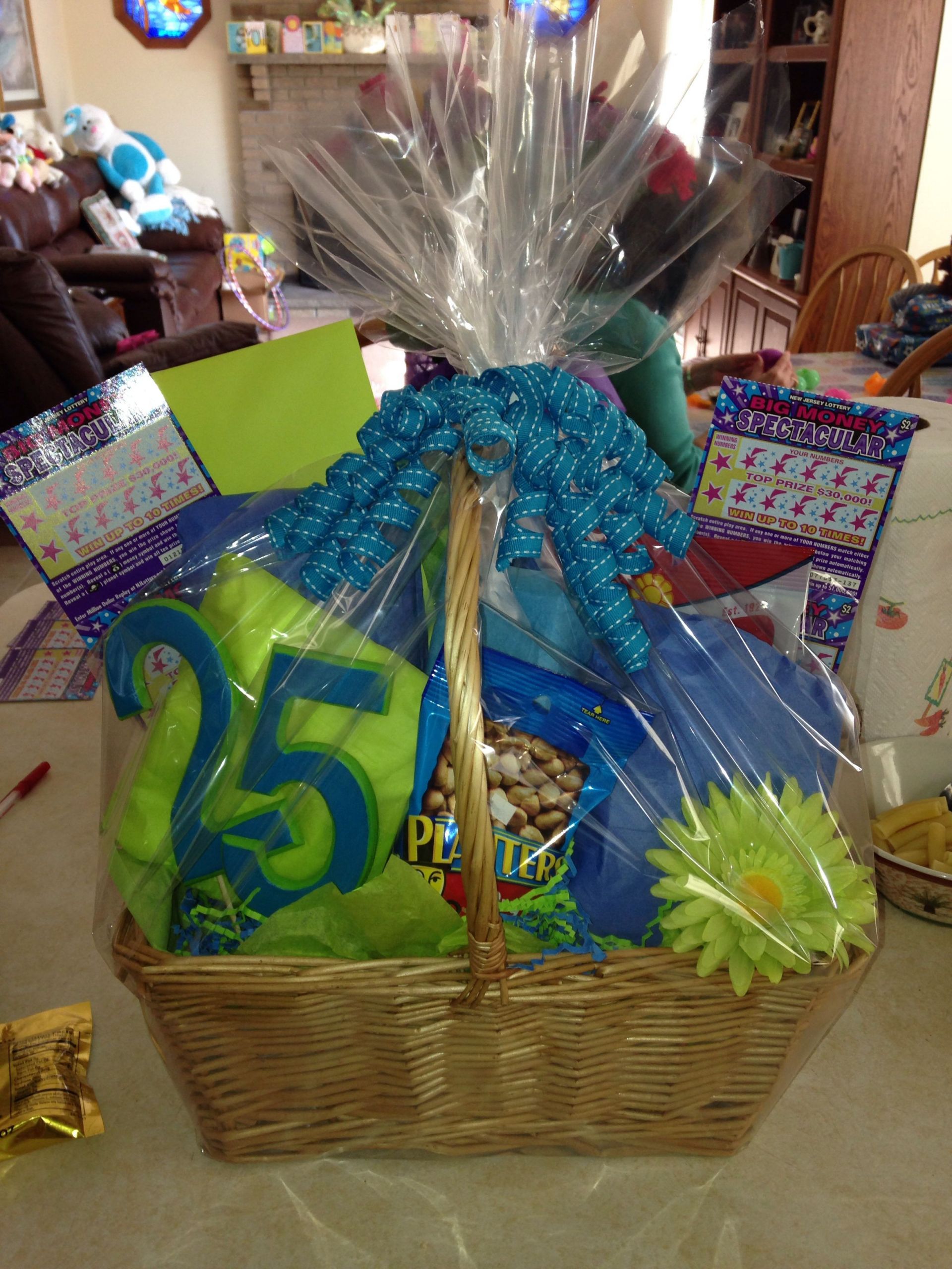25Th Birthday Gift Ideas For Daughter
 25th birthday basket