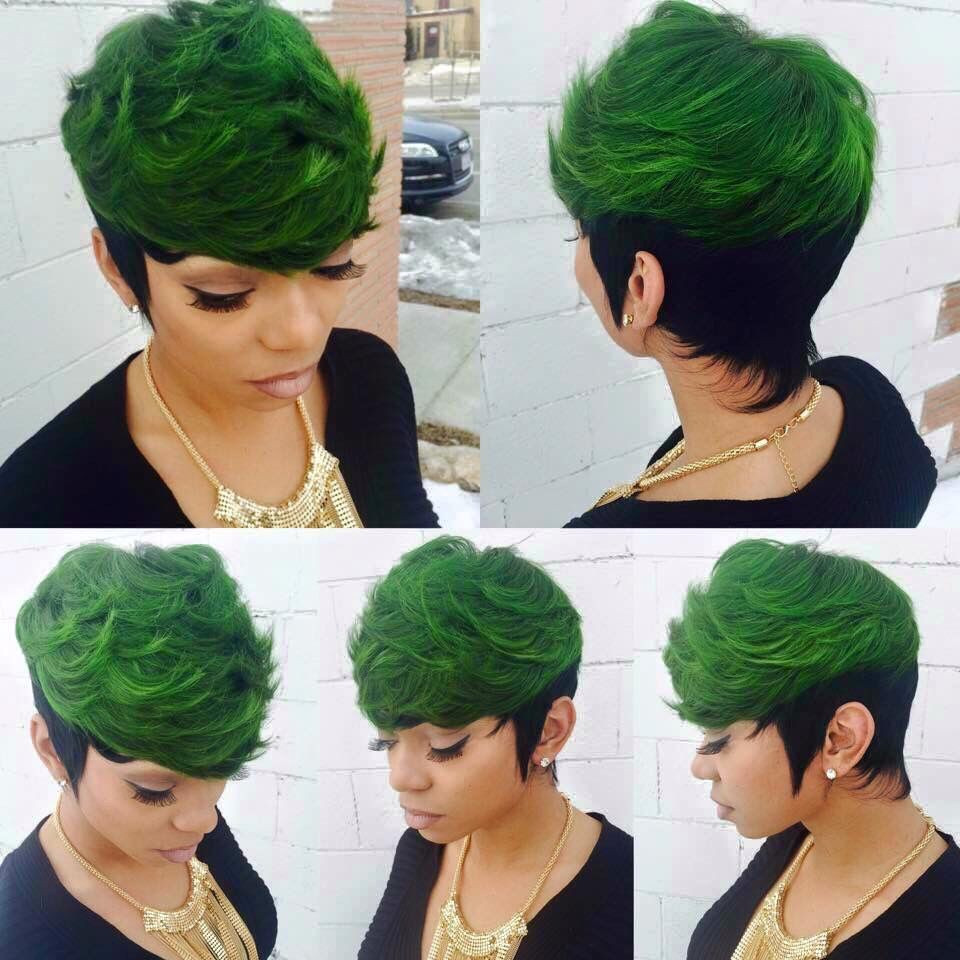 27 Piece Hairstyles For Black People
 Green Hair Love