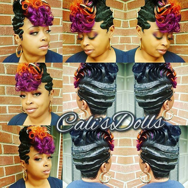 27 Piece Hairstyles For Black People
 fingerwaves quickweave scstylist …